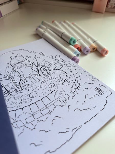Libro para colorear "MUNDO MÁGICO"