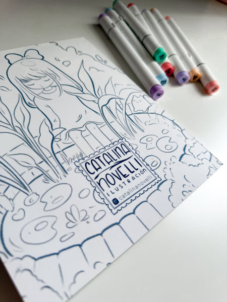 Libro para colorear "MUNDO MÁGICO"