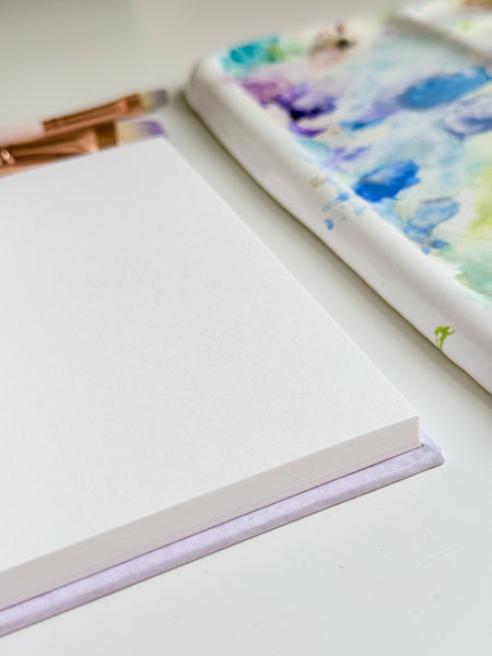 Libreta de acuarela MINI "Niña honguito"