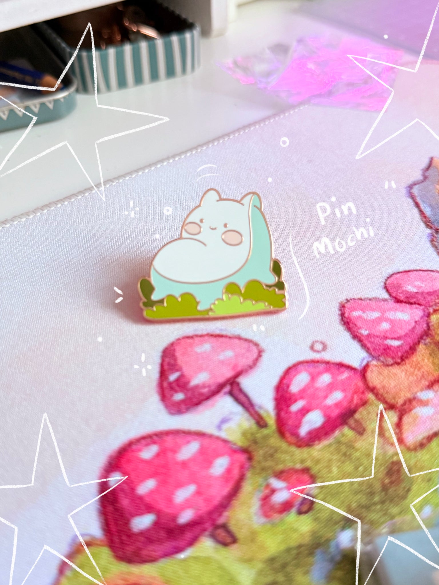 Pin metálico "Mochi"
