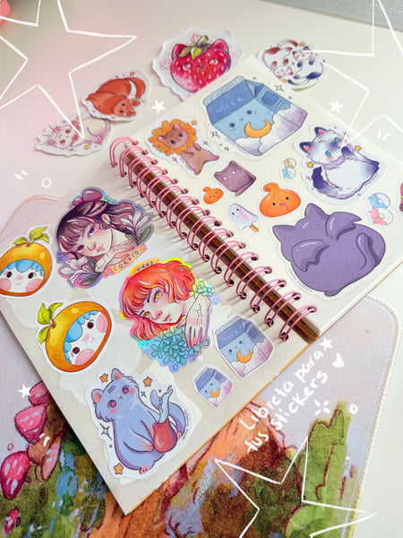 LIBRETA PARA STICKERS "AZUL"