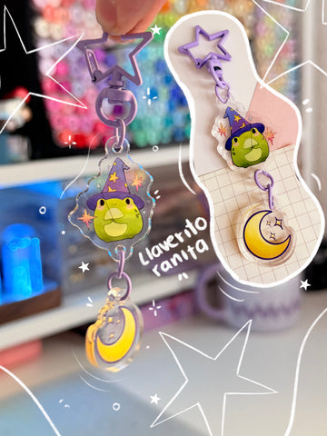 Llavero doble "Ranita mágica"