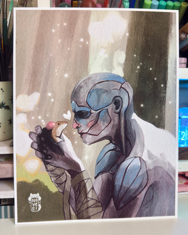 Print "Criatura & Ratoncito bosque"