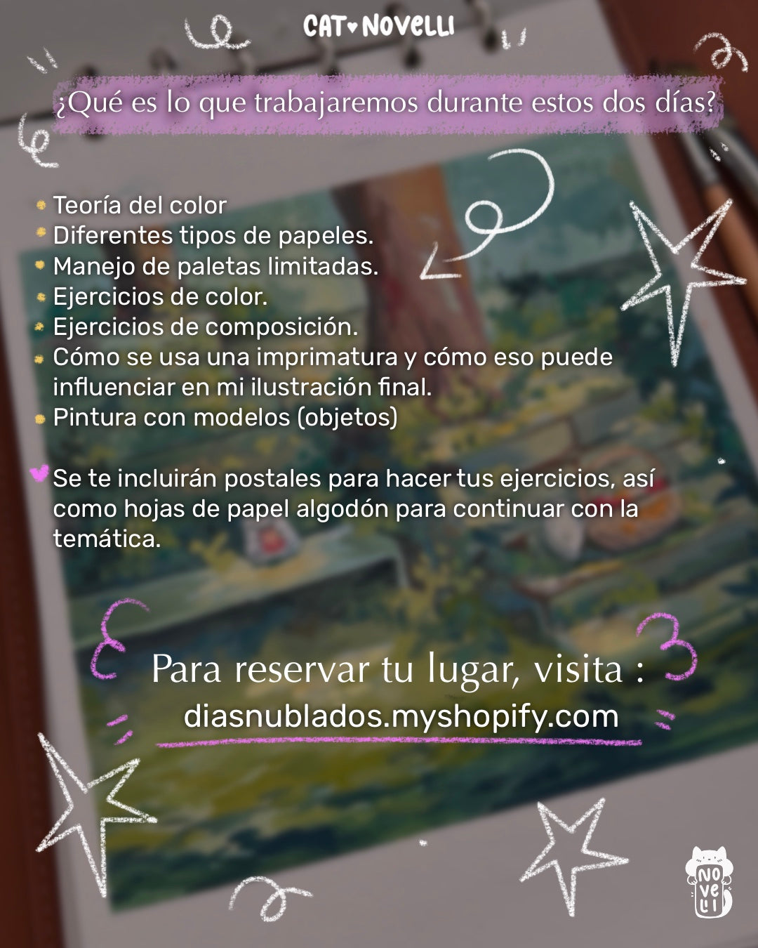 MASTERCLAS "APLICACIÓN DE COLOR CON GOUACHE"