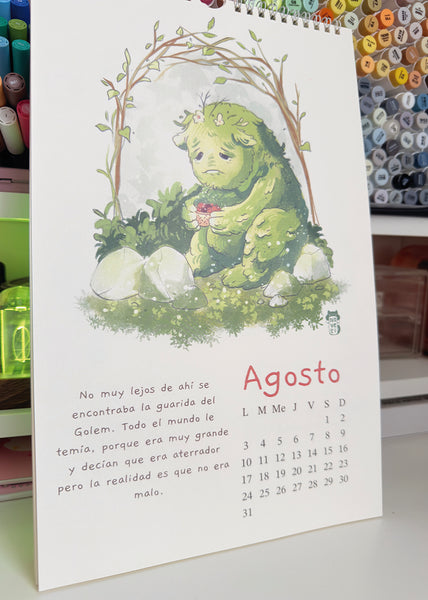 Calendario 2026 "UN DIA EN EL BOSQUE: LA AVENTURA DE LAS MORAS"