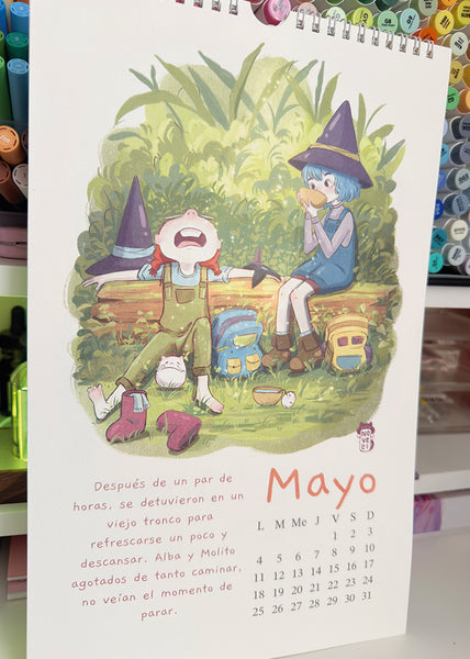 Calendario 2026 "UN DIA EN EL BOSQUE: LA AVENTURA DE LAS MORAS"